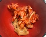 簡単キムチの味噌汁作り方1写真