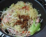 カット野菜で辛ソース焼きそば：個人用覚書作り方4写真