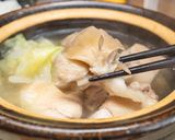 鶏肉とキャベツと舞茸の水炊き作り方7写真