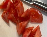 簡単！ふわっふわっ玉子とトマトの炒め物作り方1写真