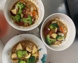 根菜茄子白菜オイすき焼き味温野菜サラダ作り方6写真