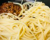 プチトマト6個のトマトミートソースパスタ作り方3写真