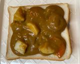 カレーの残りで♪チーズカレートースト作り方1写真