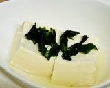 【ズボラ料理】わかめ冷奴作り方2写真