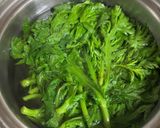 春菊のごま和え♪作り方1写真