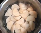 春キャベツとカニカマのポテトサラダ作り方2写真