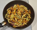 おやつみたい！さつまいもと人参のきんぴら作り方2写真
