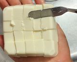 めっちゃ便利‼︎バターナイフでお豆腐カット作り方1写真