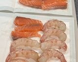 サーモンと赤海老のスモーク風味作り方1写真