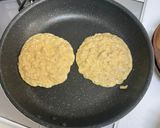 砂糖なしダイエットオートミールパンケーキ作り方6写真