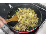 豚肉とキャベツのTKG旨辛丼★動画あり★作り方15写真