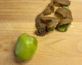 キウイ🥝をカットして綺麗に並べる作り方1写真