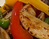 パプリカと長芋ときのこのバター醤油炒め☆作り方8写真