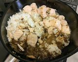 簡単!コストコ鶏肉水煮缶でカレーリゾット作り方3写真