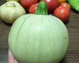 立派な玉ズッキーニのステーキ〜厚揚げを添えて〜作り方1写真