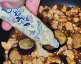 減塩・茄子の鶏そぼろあんかけ煮作り方11写真