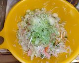 もっちもちヘルシー蟹かま入り大根餅作り方3写真