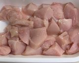 鶏むね肉の焼肉のタレ炒め作り方1写真