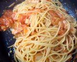 ミニトマトで作る💫シンプルトマトパスタ作り方4写真
