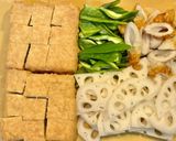お弁当にも。蓮根ピーマン厚揚げ竹輪の甘辛照り焼き作り方1写真