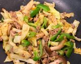 豚ひき肉と野菜⭐︎中華風丼⭐︎ピリ辛作り方5写真