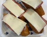 フランスパンのカリカリベーコンチーズ焼き🎵作り方3写真