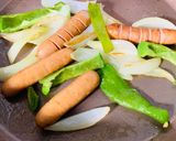 簡単！朝食にもウインナーのナポリタン風作り方1写真