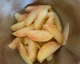桃とクリームチーズのせ雑穀パン作り方4写真
