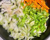しゃきしゃき！セロリのきんぴら作り方1写真