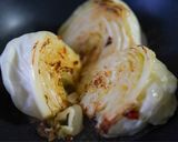 アンチョビガーリックの焼きキャベツ作り方5写真