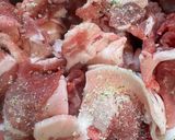 豚小間肉となすの香ばしバター醤油炒め作り方1写真