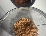 干しエビと大豆のお肉の汁なし混ぜそば作り方2写真
