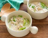 中華風♡豚肉とレタスの豆乳スープ作り方5写真