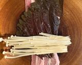 赤紫蘇とエノキの豚巻き作り方3写真