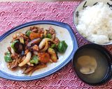 豚肉とお野菜のピリ辛味噌炒め♪作り方9写真