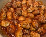 揚げ焼きひと手間かけたミートボール作り方6写真