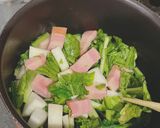 カブとベーコンのお味噌汁作り方3写真