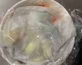 お一人様オム親子丼味根菜たっぷり野菜炒め作り方13写真