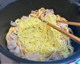 油揚げたっぷり！豚バラ肉のソース焼きそば作り方3写真