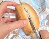 サバ缶のフィッシュバーガー&スープ作り方15写真