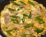 めんつゆで親子丼作り方5写真