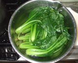 小松菜牛肉の中華炒め♪簡単レシピひき肉で作り方3写真