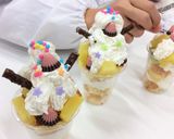 【宮野森小学校】米粉のトライフル作り方16写真