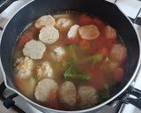 身も心も温まる具だくさん　スープ作り方5写真