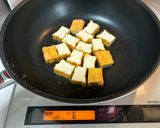 にんにくの芽と人参と豚肉のキムチ炒め＆厚揚げ作り方4写真