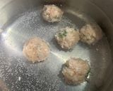 我が家の定番　鶏団子鍋作り方5写真