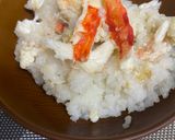 炊飯器で楽に栄養補給！カニの中華粥！作り方4写真