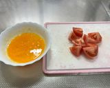 簡単！トマ🍅タマ🥚中華炒め😃作り方1写真