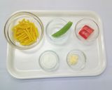 【離乳食後期】マカロニサラダ作り方1写真