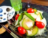 ＊ズッキーニ＆かぶの冷製コンソメ煮＊作り方5写真
